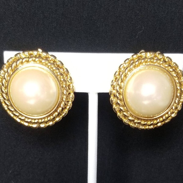 Vintage 80s earrings, marked PAOLO (Gucci)