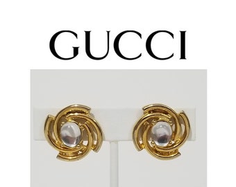 Genuine vintage Paolo Gucci clip-on earrings