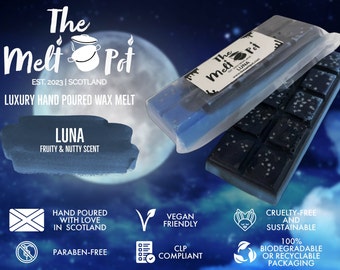 Luna - Luxury Wax Melt (Hand Poured | Cruelty-Free | Sustainable | Paraben-Free | Vegan) (Snap Bar)