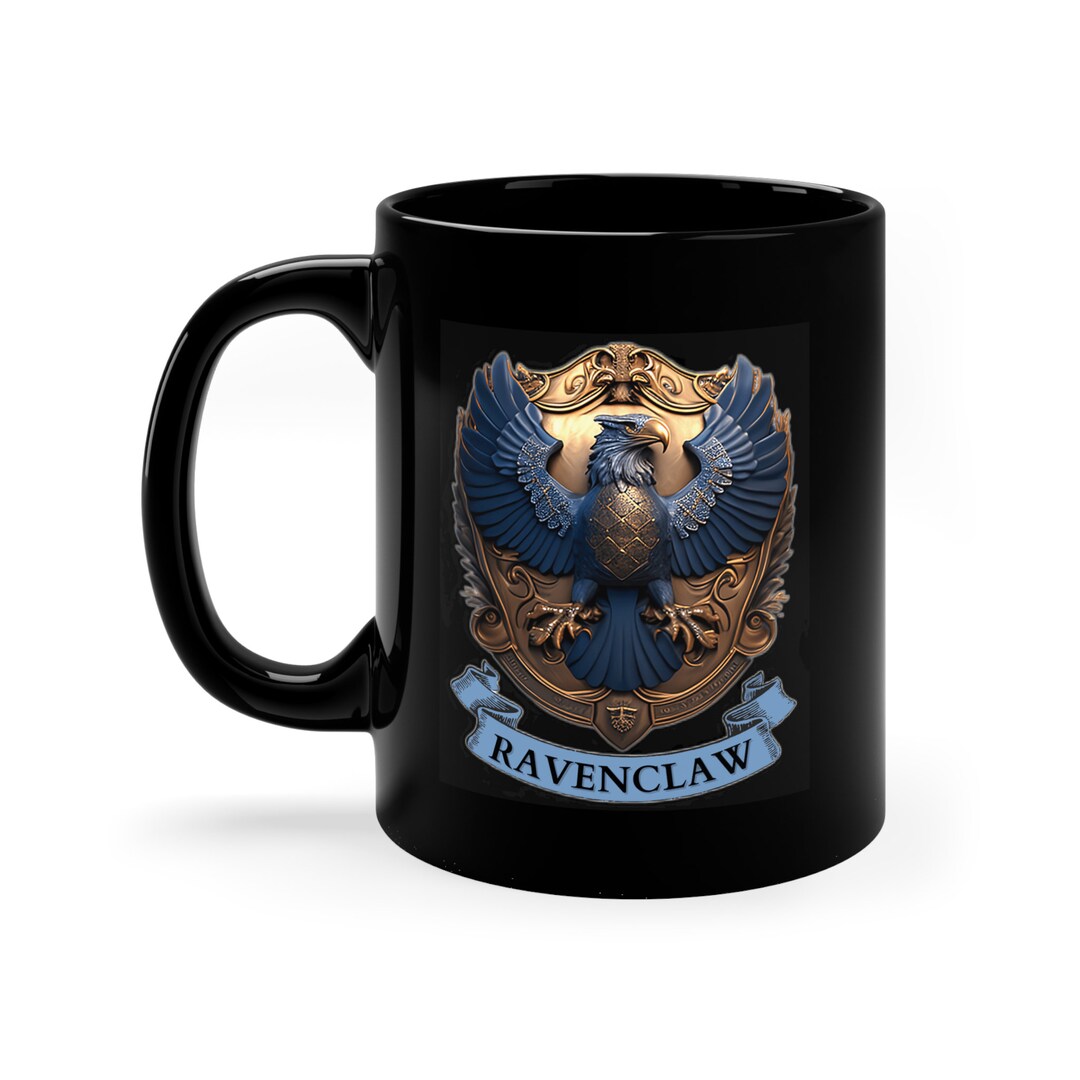 Ravenclaw House Crest Mug Redesigned for Wise Eagles Etsy