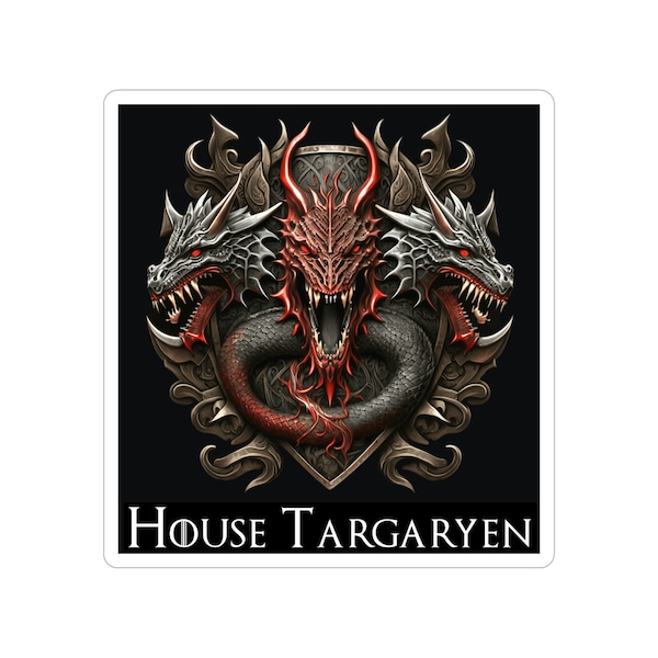 Fire and Blood: Targaryen Vinyl Sticker