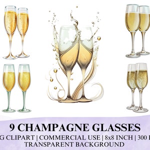 Champagne Toast Image, Champagne Toast SVG, Cheers PNG, Champagne