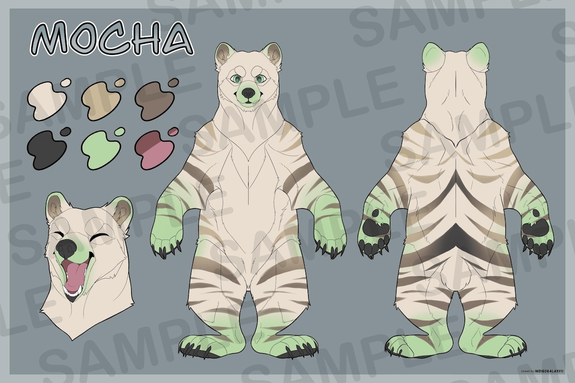 Bear Reference Sheet Base - Etsy