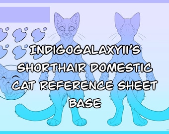 Hoja de referencia básica para gatos domésticos de pelo corto