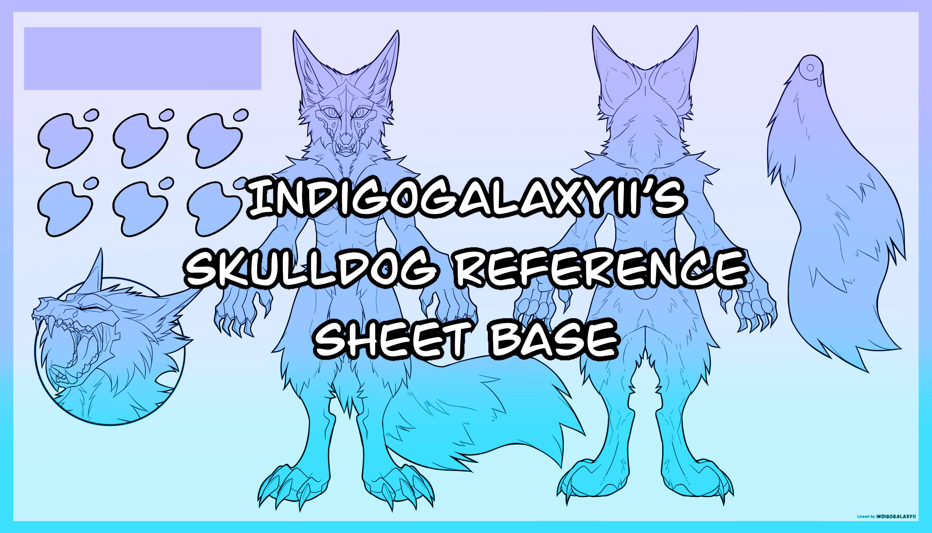 Skulldog Reference Sheet Base - Etsy