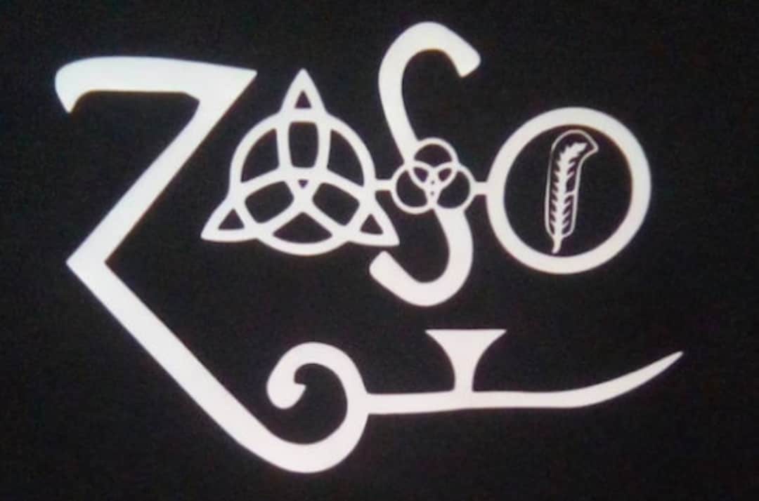 Led Zeppelin Zoso Band Logo Etsy