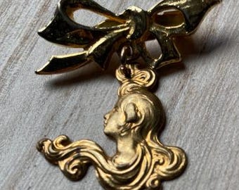 goddess brooch