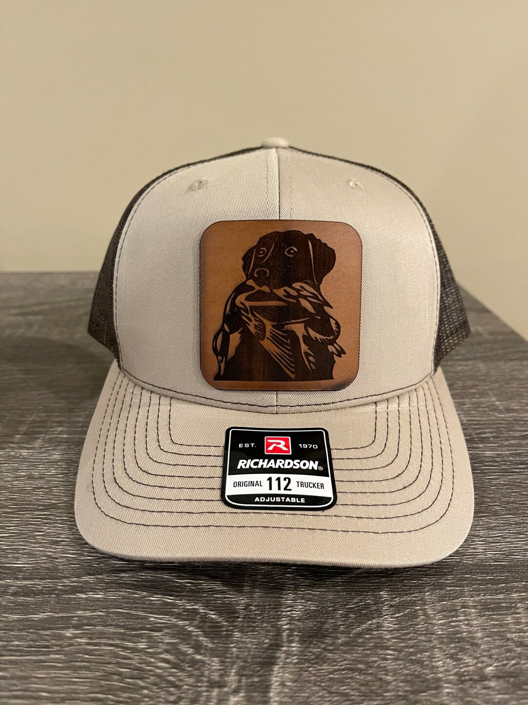 Hunting Dog Logo duck Hunting Leather Patch/richardson112 FREE SHIPPING Etsy