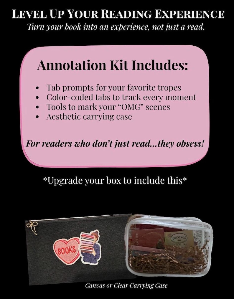 Spicy Romance Box | Dark Romance, Blind Date or Personalized Book Lovers Gift image 5