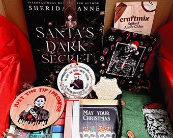 Spicy Dark Romance Book Box - Holiday - Christmas Themed - Custom or Blind Book Option