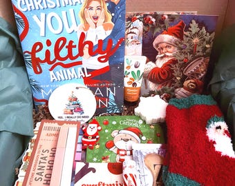 Spicy Book Box - Holiday - Christmas Themed - Custom or Blind Book Option