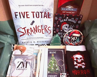 Thriller & Horror Book Box - Holiday - Christmas Themed - Custom or Blind Book Option