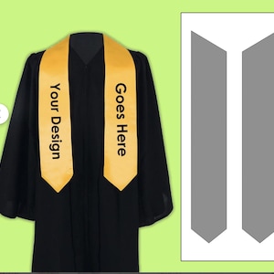 Custom Graduation Stole: Personalized Polyester Sash