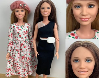 Mary Kate & Ashley | Custom M2M Barbie body | Modified to be a Made to Move Doll!