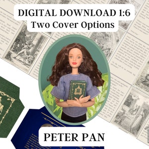 Printable Mini Book - Peter Pan - Readable Miniature - Digital Download