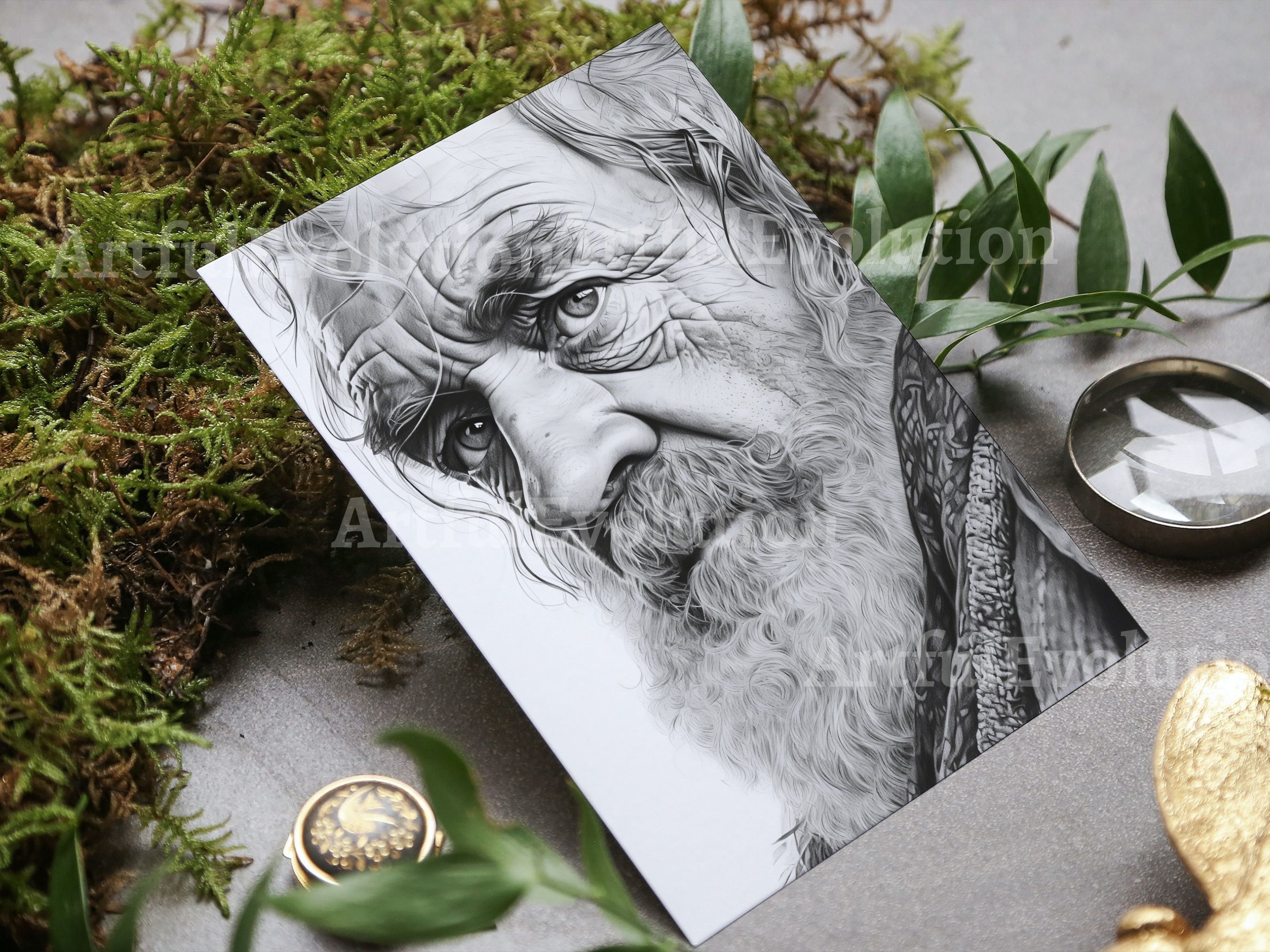 Realistic Grayscale Coloring Pages for Adults Printable Adult Coloring ...