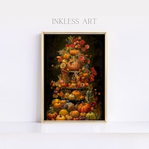 Autumn Pumpkins Digital Art | Wall Decor | Fall Home Decor | Farmhouse Art | For Home Decor | Printable Art | Macknzie Is Childs Inspired