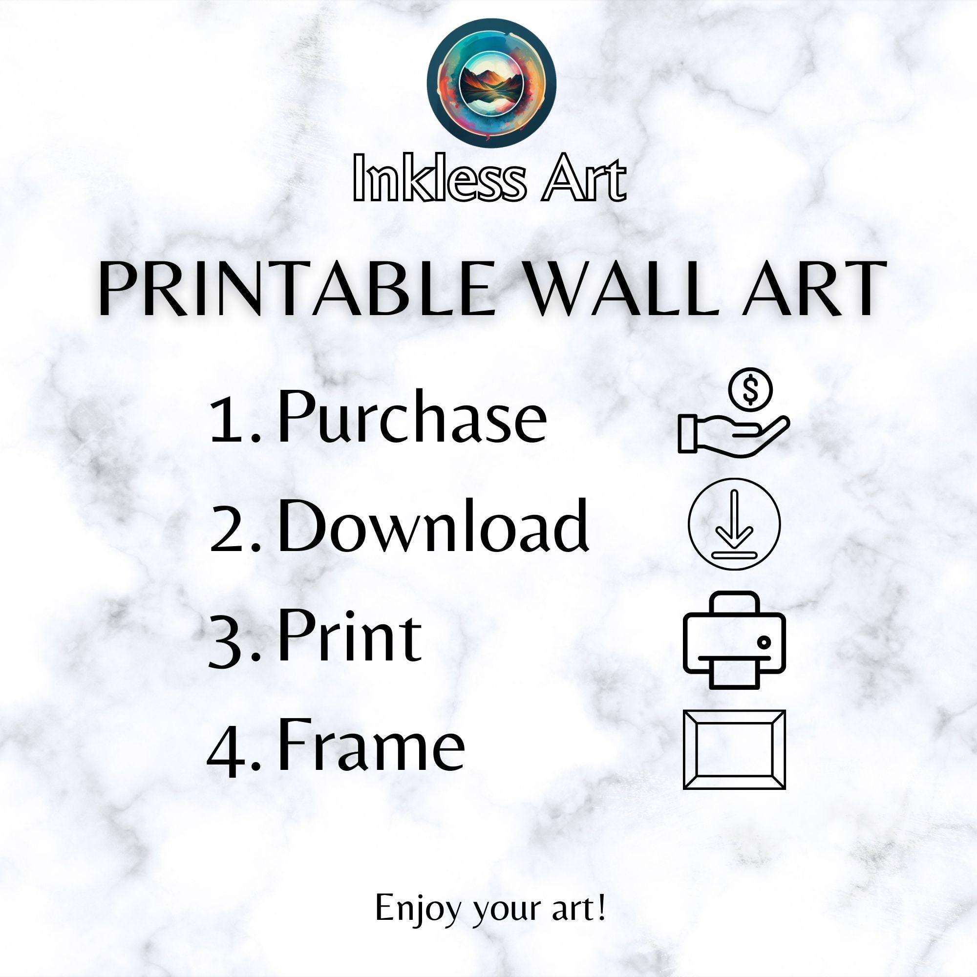 Black and White Courtly Checkered Check Decor Painting Printable Art