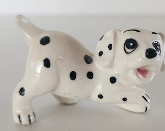 ヴィンテージ - 101匹わんちゃん - ポンゴ - 陶器製フィギュア