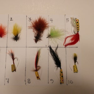 Vintage collectible fishing lures, pick your number or numbers. Price per each.