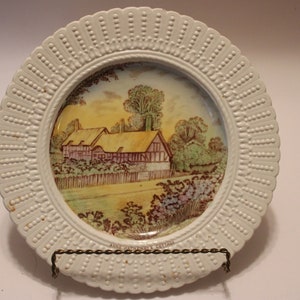Royal Cauldon England 9.5&quot; plate, Anne Hathaway&#39;s Cottage