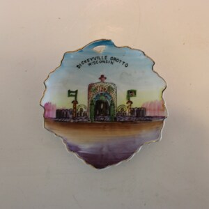 Dickeyville Grotto Wisconsin souvenir 4.75&quot; trinket plate