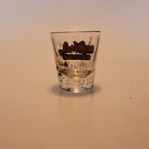 Shot glass, souvenir of Las Vegas, Nevada