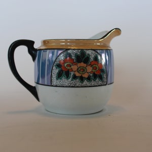 Noritake M (Morimura) 6.25&quot; lusterware creamer, early 1930s. Made in Japan