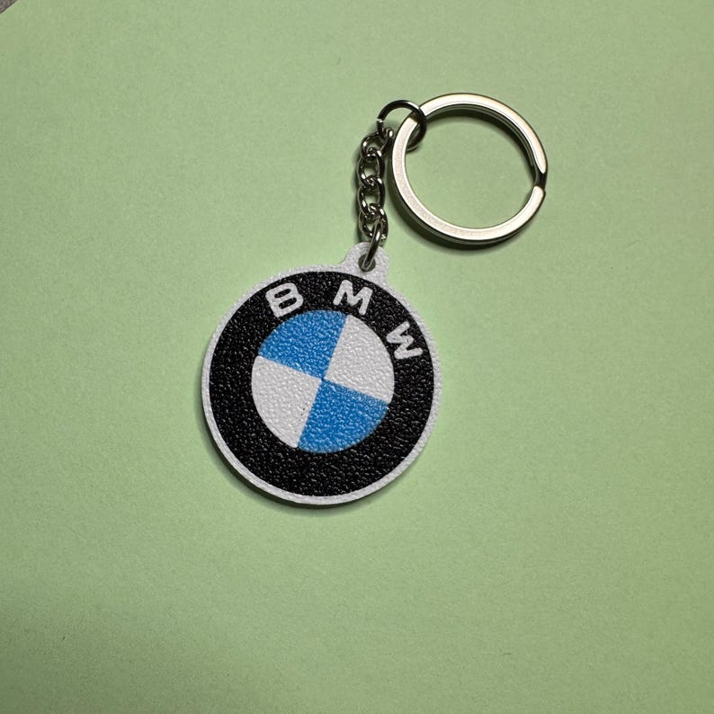 BMW Emblem Logo Keyring | 3D Printed - Etsy
