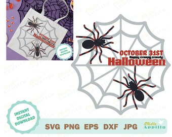 Halloween Svg, Halloween Bats Svg, Halloween Clipart, Halloween vector art, Cricut Cut Files, Silhouette print and cut, Sublimation file