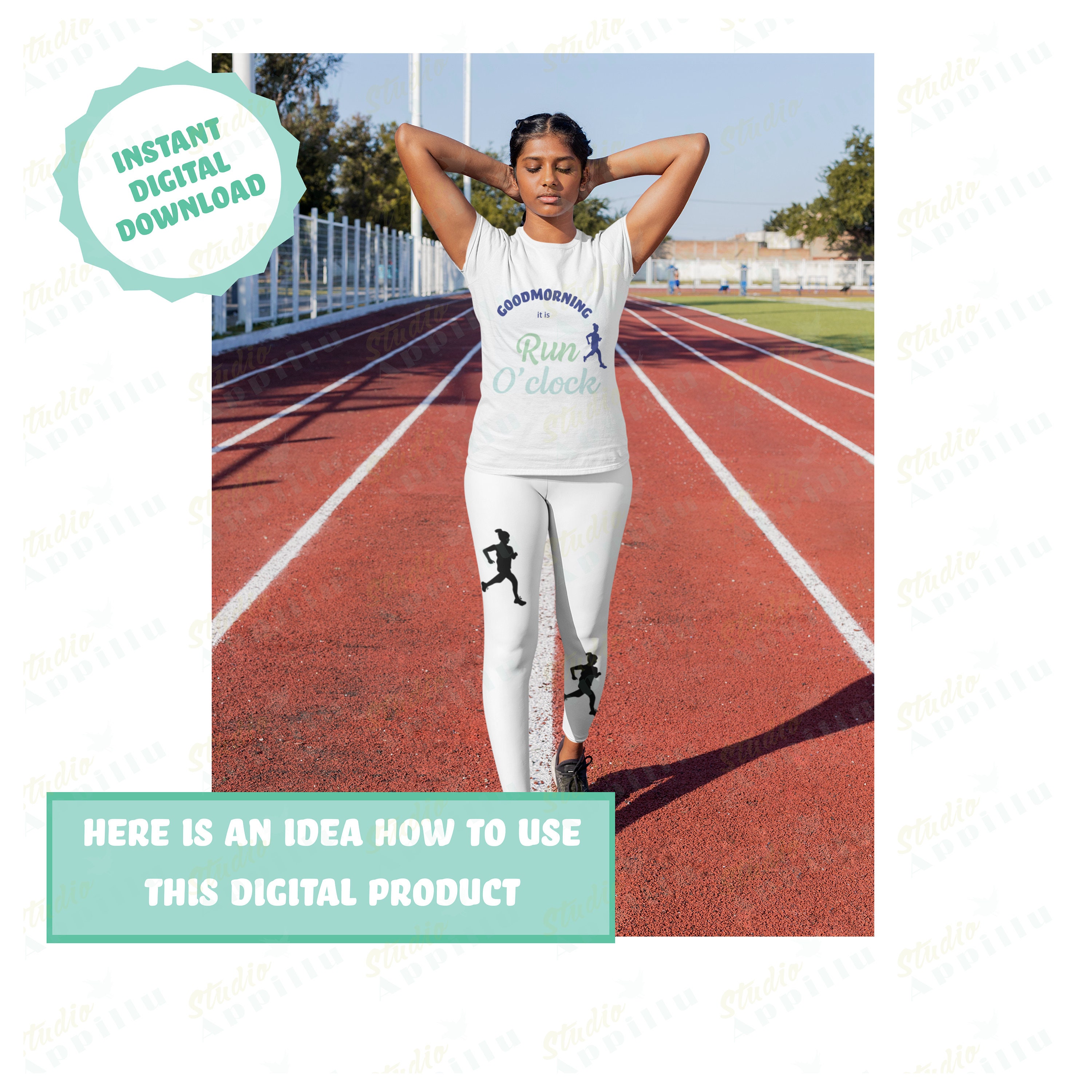 Running SVGI Runner Clip Art SVG I Runner Girl SVGI Running Quote Clip ...