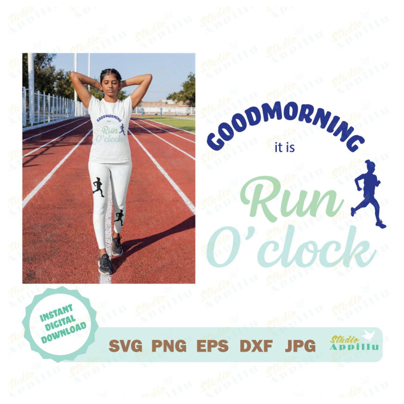 Running SVGI Runner Clip Art SVG I Runner Girl SVGI Running Quote Clip ...