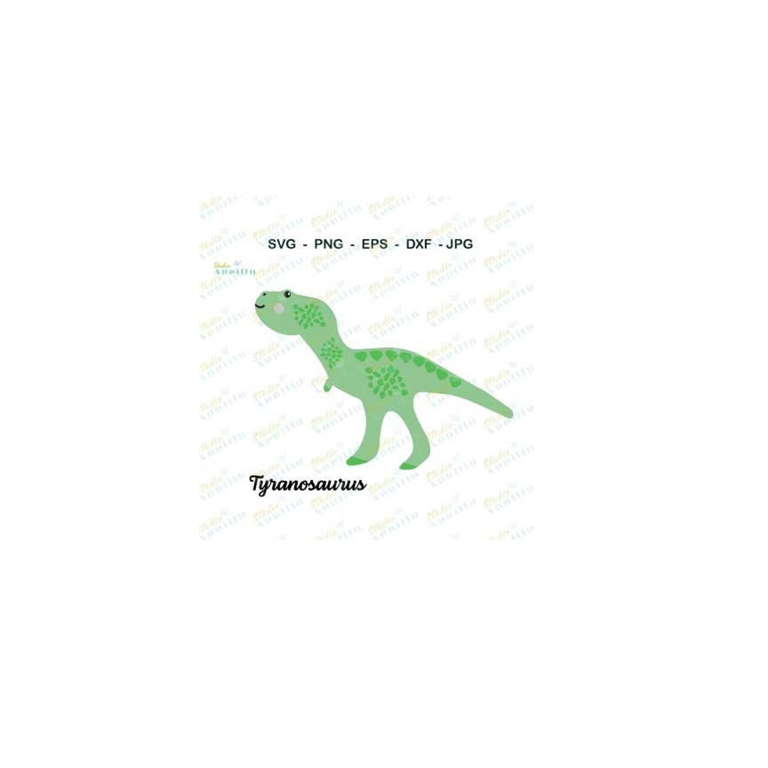 Dinosaur SVG I T-rex Clip Art I Tyrannosaurus Vector Art I Dinosaur Cut ...