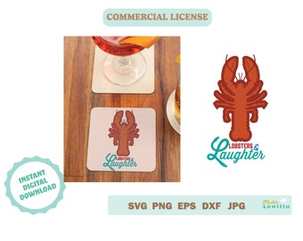 Lobster SVG, Lobster clip art, Lobster Vector Art, Lobster Cricut cut file, Lobster Silhouette, Lobster Print and Cut, Commercial Use SVG