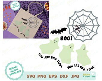 Halloween Svg, Ghosts Svg, Boo Svg,  Halloween Clipart, Halloween vector art, Cricut cut Files, Commercial use, Sublimation file