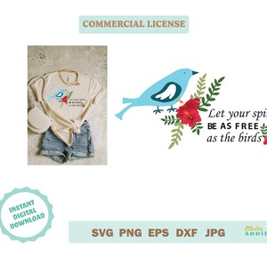 Uccello SVG, Clip art uccello blu, Arte vettoriale uccello blu, File di taglio Cricut uccello blu, Silhouette uccello blu, Stampa e taglio uccello blu, Uso commerciale