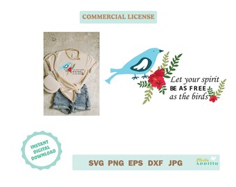 Bird SVG, Blue bird clip art, Blue bird Vector Art, Blue bird Cricut cut file, Blue bird Silhouette, Blue bird Print & Cut, Commercial Use
