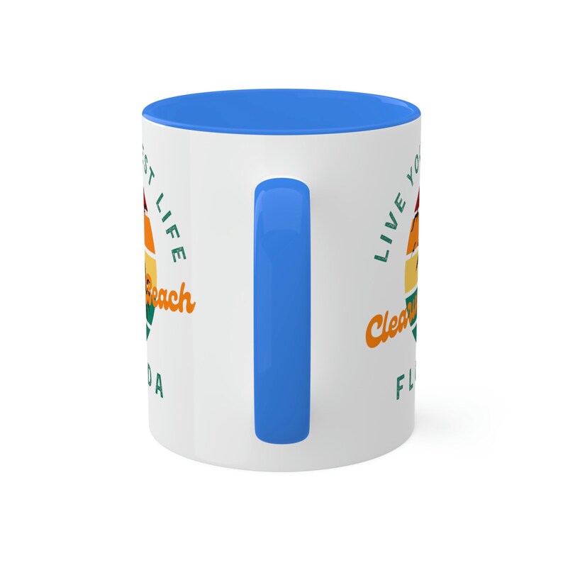 Florida Beach and City Themed Coffee Mugs Clearwater Beach the Perfect