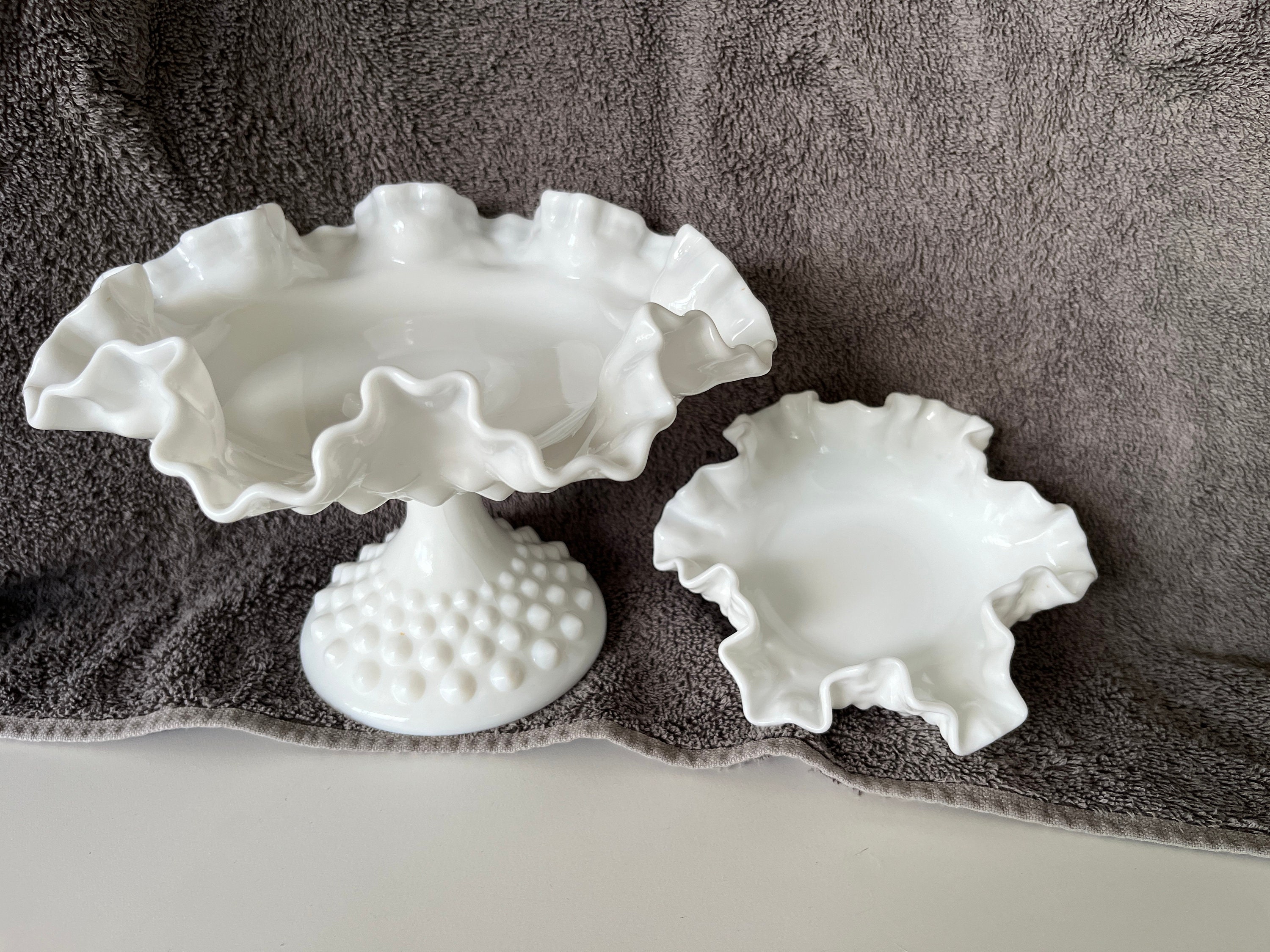 2 Fenton Bon Bon Dishes - Etsy