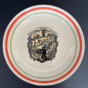 Set of 2 Casa Elite Toscane Roma Italia vintage 8&#39;&#39; pasta bowls by Himark/retro kitchen/Sunday dinner/Italian dishes/Spaghetti serving bowls