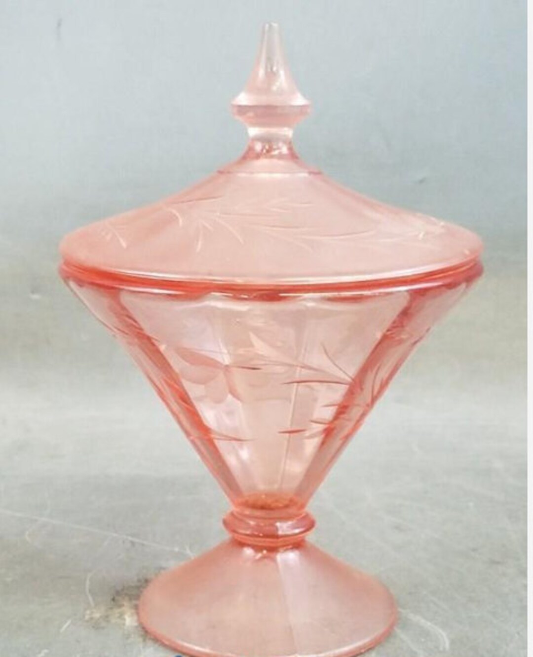 Vintage Pink Glass Candy Dishwestmoreland Glasswith Etsy