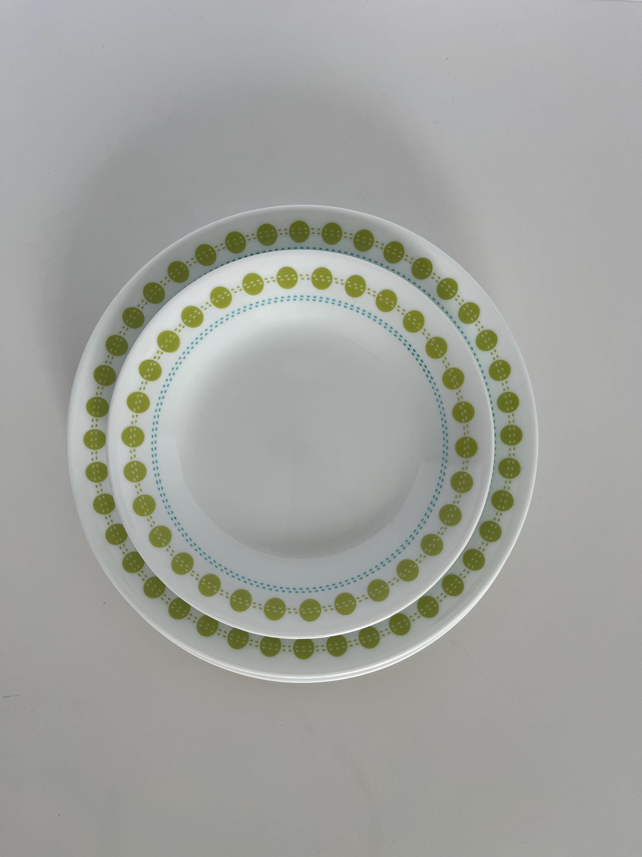Set of Corelle by Corning South Beach Plates/two Lime