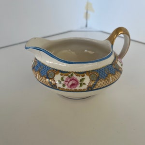 Vintage Myott Staffordshire Creamer/Pattern MY0194/Vintage fine china/Antique China/Tea Party Creamer/Vintage Ceramic Creamer/Pink Rose/VTG