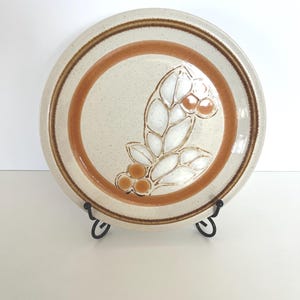 Vintage Set of 4 stoneware Marmalade salad plates by SunMarc concept/retro dishes/vintage kitchen/1970s stoneware/cottagecore/RARE/HTF/MCM