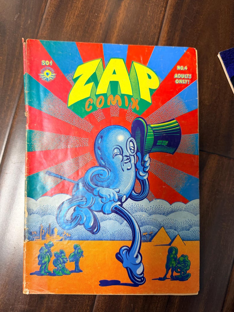 Zap Comix vintage original Underground comic books You choose 1970s vintage comics Zap 4