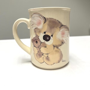 Vintage Coffee Mugs You Choose Russ ~Hallmark ~Enesco ~Warner Brother ~Message Mugs - Koala Bear-Birthday-Playing Tennis-Tweedy-Cranky Mom