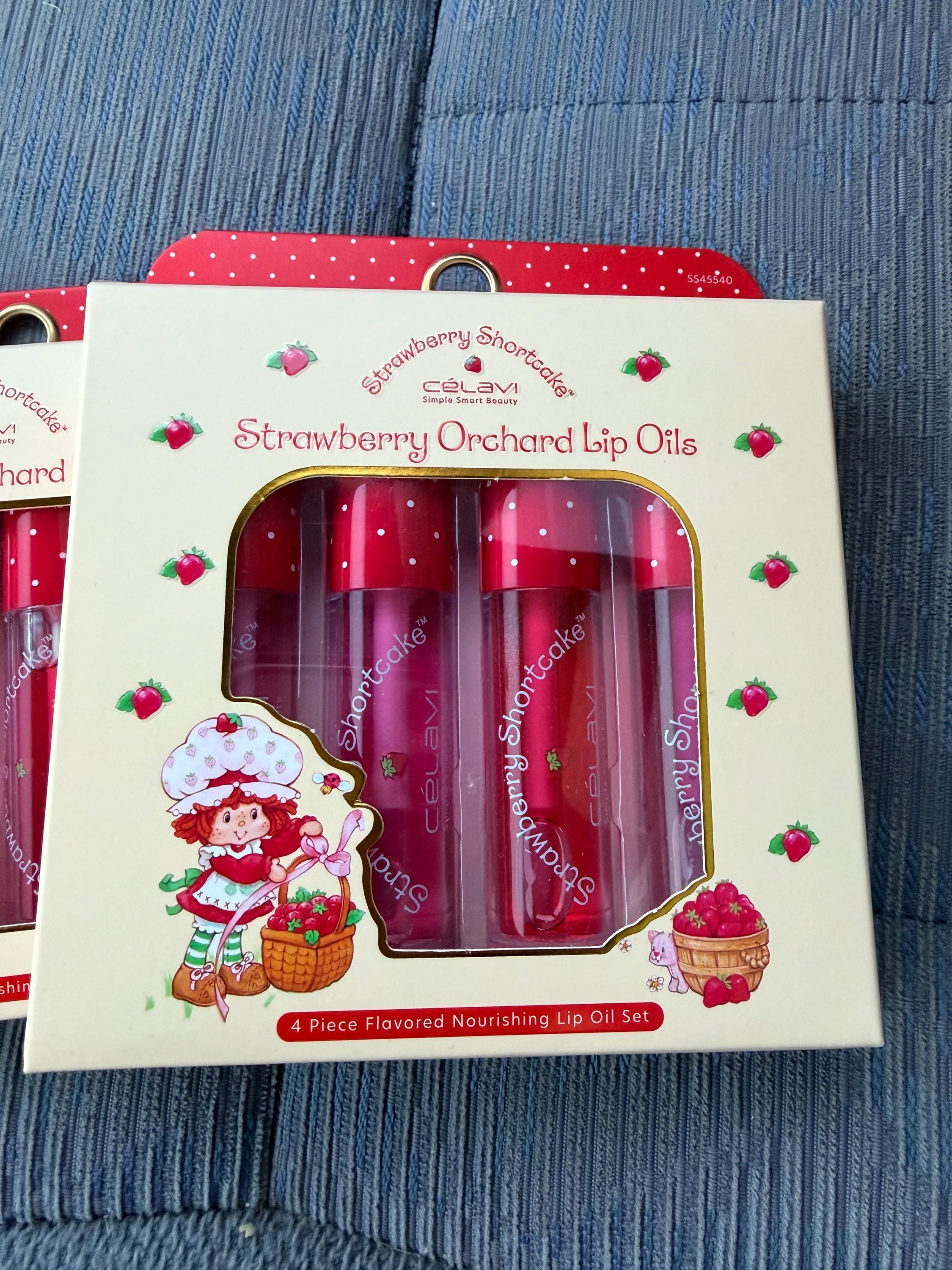 Strawberry Shortcake Lip Oils Lip Balms and Cheek and Jelly Balm