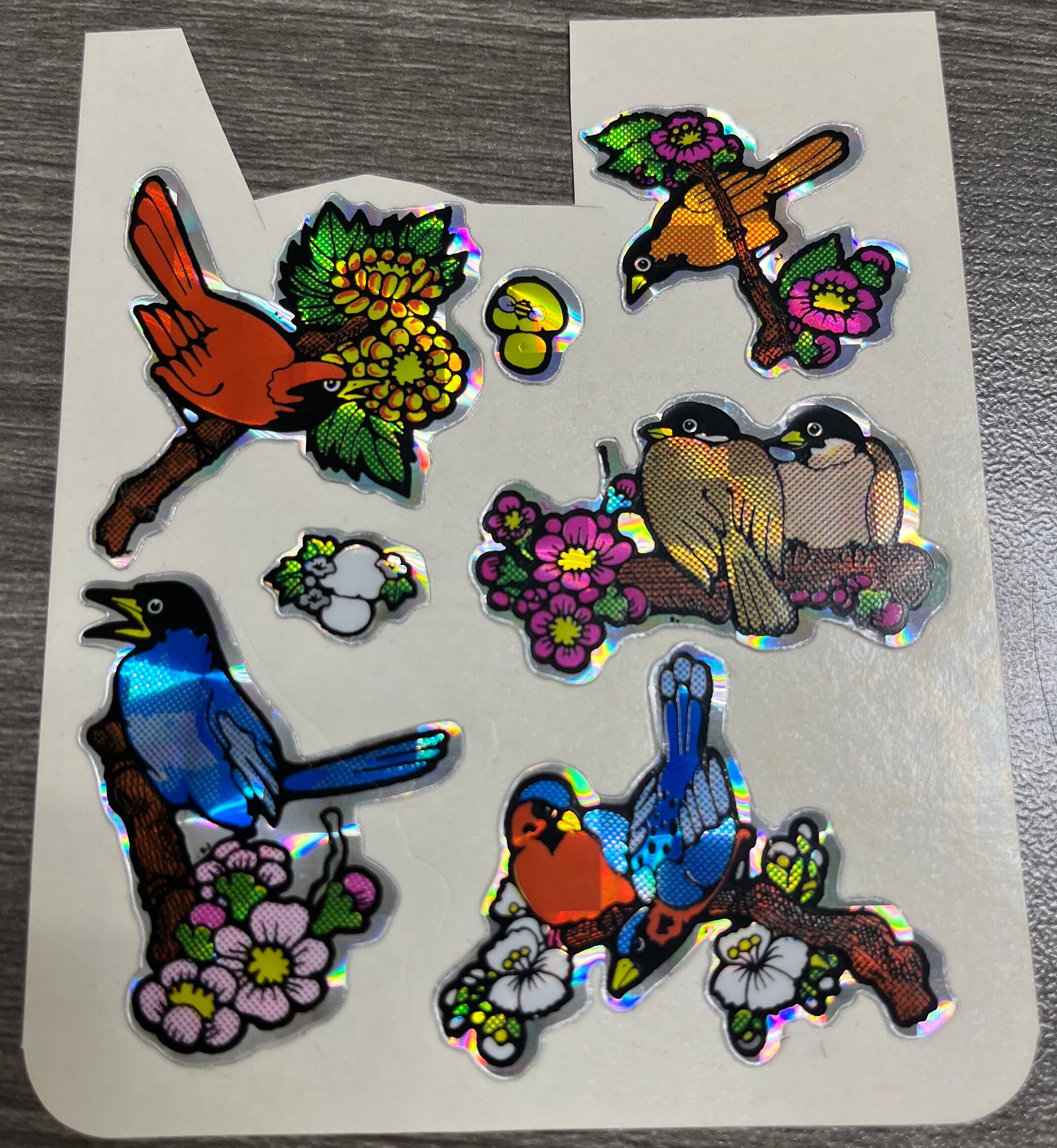 Vintage Stickers Prismatic Stickers 1980s-rare - Etsy