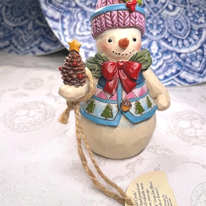 ジムショア　雪だるま 置物 Jim shore snowman - Etsy 日本