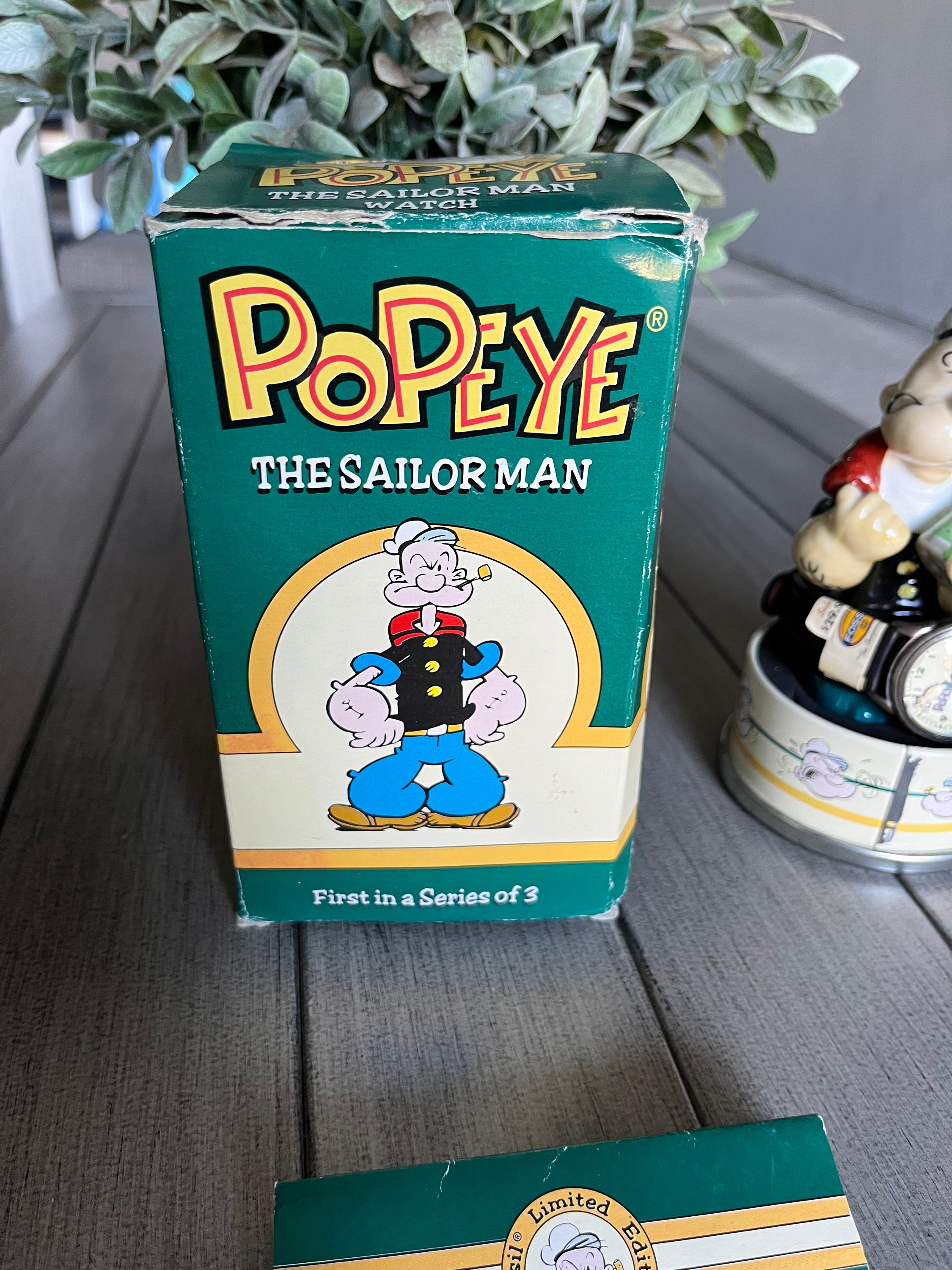 Vintage Popeye the Sailor Man Fossil Watch - Etsy